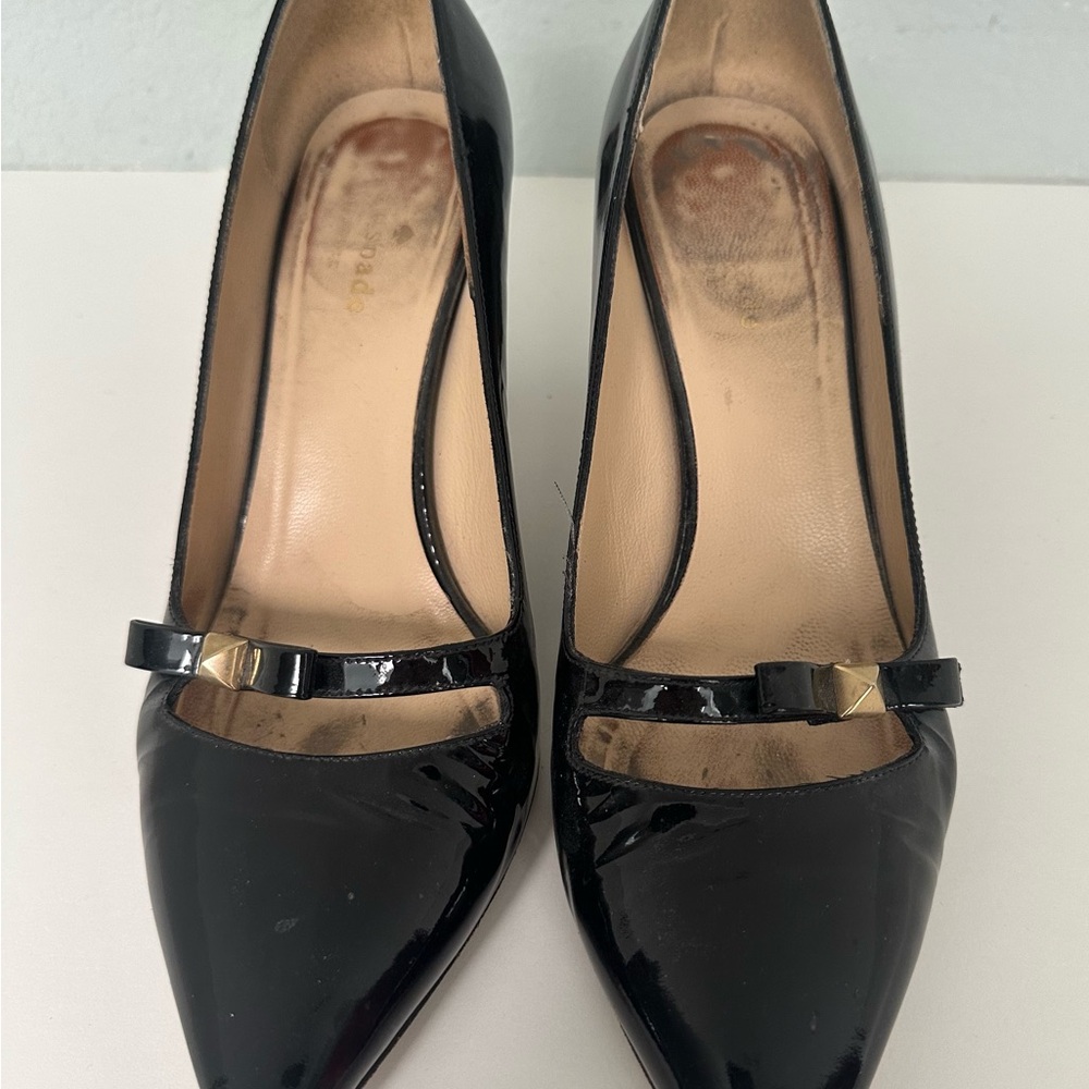 Kate Spade Black Patent Leather Heels